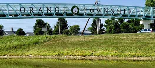 Orange Township Bridge In Lewis Center, Ohio