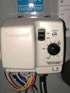 Honeywell water heater control system