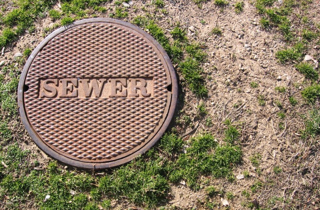 sewer line